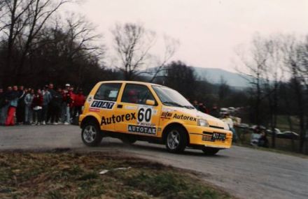 Jacek Sikora i Marek Kaczmarek - Fiat Cinquecento Sporting.